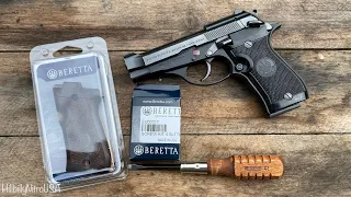 Pietro Beretta Model 85BB - 9mm Short & Installing PB Wooden Grips 😍