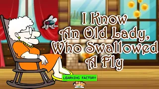 I Know An Old Lady Who Swallowed A Fly | #rhyming #nurseryrhyming #kidsrhyming