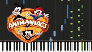 Animaniacs - Theme song Synthesia Tutorial