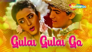 Gulai Gulai Go | गुलाई गुलाई गो | Isi Ka Naam Zindagi (1992) | Amir Khan, Farha | Alka Yagnik Songs