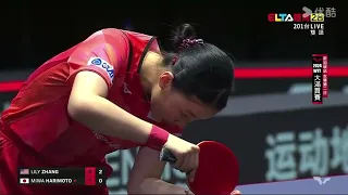 【台湾解说】Lily Zhang vs Miwa Harimoto ｜WTT Singapore Grand Slam 2024｜Round Of 64