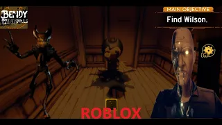 The Ink Demon Is Real... AJ Plays Roblox Bendy & Ink Souls Chapter 1 Horror [Full Game]