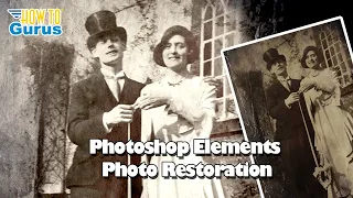 5 Step Photo Restoration - How to Photo Retouching Photoshop Elements