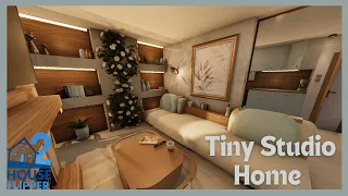 HOUSE FLIPPER 2| Building a Modern Studio Home in Sandbox Mode| Full Video & Tour