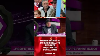 Marele secret al lui Gigi Becali: "E pe toate retelele de socializare"