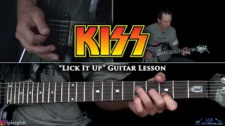 KISS - Lick It Up Guitar Lesson