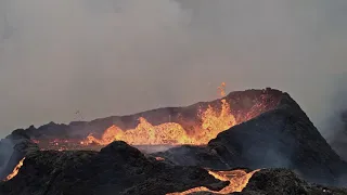 Geldingadalir Volcano 8k to 4k zoom2