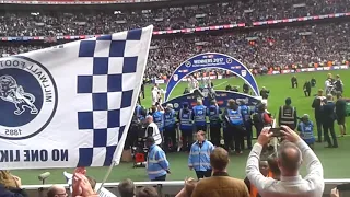 Millwall play off celebrations