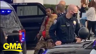 Rapper Offset detained by police | GMA