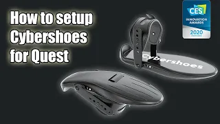 How to setup the Cybershoes on Quest to have fun walking in VR!