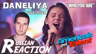 REACTION to Daneliya Tuleshova – Who You Are / America's Got Talent