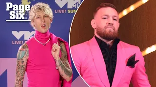 Conor McGregor and Machine Gun Kelly get into fight on VMAs red carpet | Page Six Celebrity News