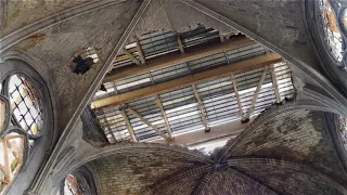 Animation 3D du relevé photogrammétrique des voûtes de la cathédrale Notre-Dame de Paris