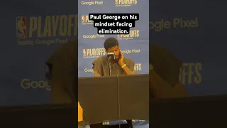 Paul George on his mindset facing elimination in Game 6. #laclippers #nba #nbaplayoffs