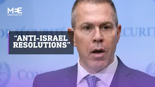 Israeli ambassador responds to UN vote requesting ICJ opinion on occupation