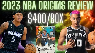 NBA ORIGINS REVIEW $400 A BOX. ONE PACK!!! NBA Origins 2022-2023