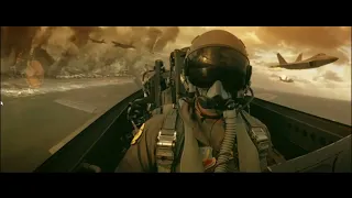 All scenes of F22 Raptor, in "Tomorrow war"