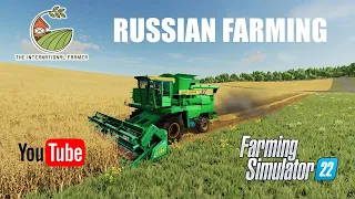 Replay With Live Chat! Russian style farming episode #1 Farming Simulator 22