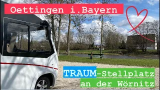Oettingen i. Bayern - kleine Residenzstadt im Ries - mit Stellplatz an der Wörnitz