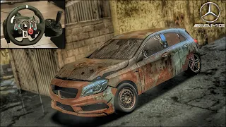 Rebuilding a MERCEDES AMG A45 (W176) - NFS HEAT - LOGITECH G29 Gameplay