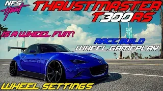 Is Racing with a Wheel Fun? Need For Speed Heat Race Build Wheel Gameplay (Thrustmaster T300RS)