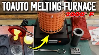 Casting Copper With The TOAUTO Melting Furnace - Easiest Beginner's Casting Furnace