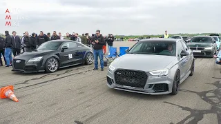 750HP Audi TT-RS vs 730HP Audi RS3