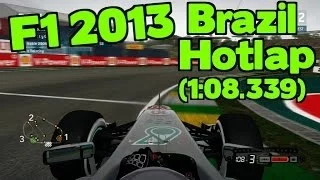 F1 2013 | Brazil online hotlap - 1:08.339