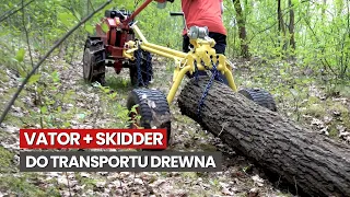 Skidder do Vatora - przewożenie ciężkiego drewna w trudnym terenie