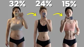 [SUB]복부비만에서 뱃가죽만 남긴 체지방, 인바디, 눈바디, 식단 l 다이어트 전후 비교