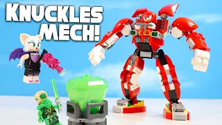 Knuckles Guardian Mech with Rouge LEGO Sonic the Hedgehog Build Review