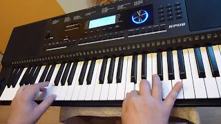 Синтезатор KURZWEIL KP110 Композиция в стиле РОК: Michael Row the Boat Ashore. 漕げよマイケル