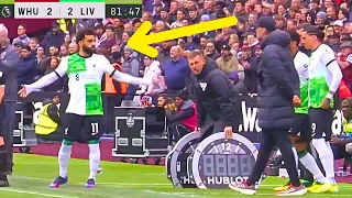 Mo Salah & Jurgen Klopp CLASH as Liverpool draw with West Ham 2-2