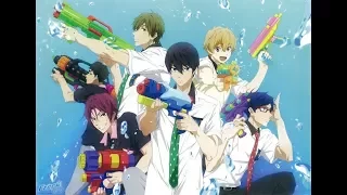 Free! Water Gun Battle Full Scene English Dub