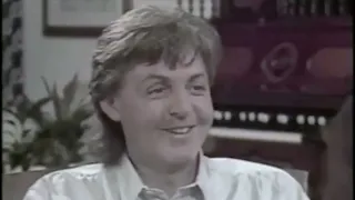 Paul McCartney - brilliant 10-minute interview (1986)