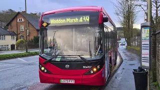 FULL JOURNEY | NEW LONDON BUS 439 WHYTELEAFE SOUTH - WADDON MARSH (LG73FYT) SEe257