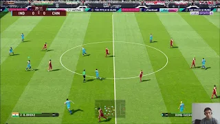 PES - INDIA vs CHINA World Cup 2022 - Full Match All Goals - HD efootball gameplay 2021