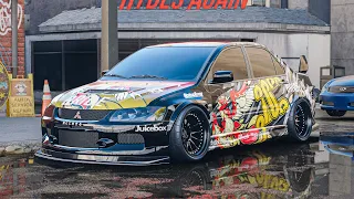 NFS Unbound - Mitsubishi Lancer Evolution IX Customization | Max Build S+