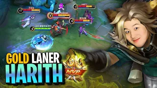 Tier1 Gold laner Harith!? I tried MPL Pro players most pick | Mobile Legends
