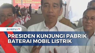 Kunjungi Pabrik Baterai Mobil Listrik Hyundai di Karawang, Jokowi: Terbesar di Asia Tenggara