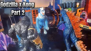 Godzilla x Kong the new empire stop motion part 2 | new sm