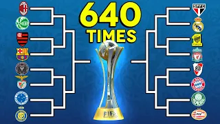 Criei um Torneio com Todos Clubes do FIFA! (640 Times)