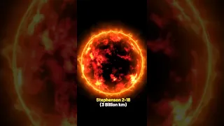 Star Size Comparison | Sun Vs Stephenson 2 18 #shorts