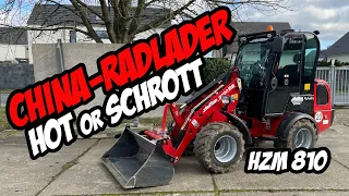 China-Radlader Hoflader | HZM 810 | Review Erfahrungsbericht | Selbst&Ständig