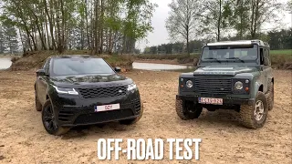 Off-Road Test Range Rover Velar and Defender (HD)