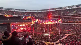 Wrestlemania 35 Brock Lesnar entrance LIVE