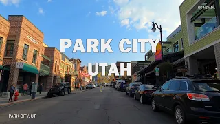 PARK CITY, UT - Driving Downtown 4K