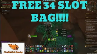 WoW Dragonflight - FREE 34 Slot bag in Dragonflight!!!!