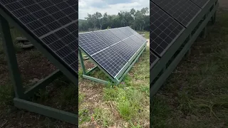 What can a small ground mount solar array run?  #shorts