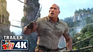 JUMANJI 3 : THE NEXT LEVEL 4K Upscaled Trailer #1 2019 Dwayne Johnson Movie